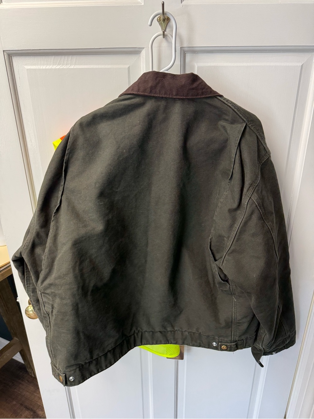J97 90’s Vintage Moss Green Carhartt Detroit jacket. (Original Tags Never Worn) - Picture 2 of 4